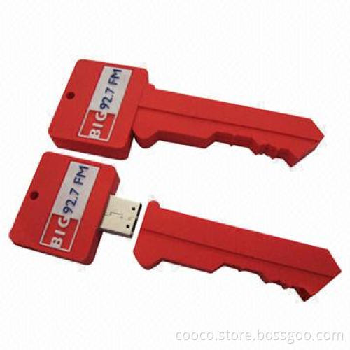 Key-shaped Memory Stick with 1 to 256GB Full Capacity and More Than 10 Years Data Retention